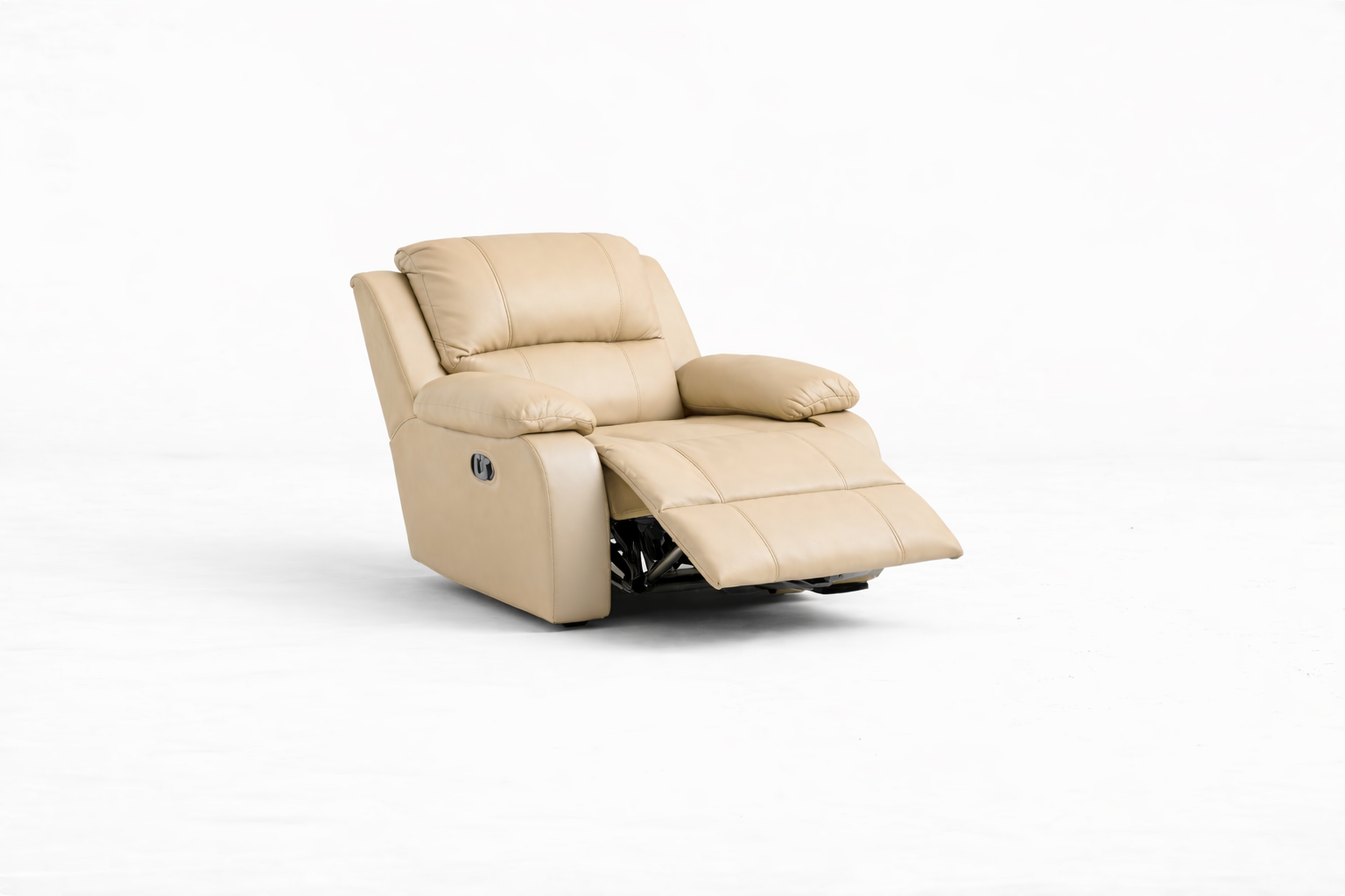 One Seater Recliner Chair - Embossed Bufallo Fabric
