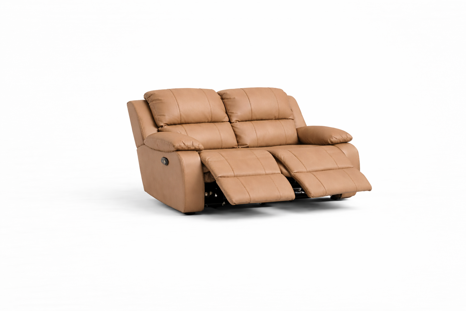 2 Seater Recliner Embossed Bufallo Fabric