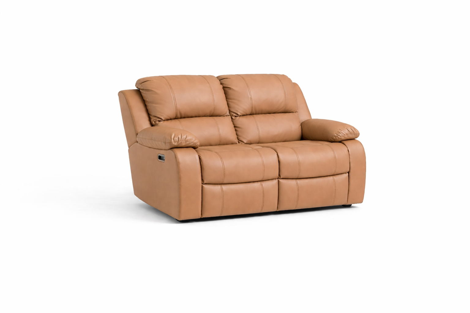 2 Seater Static Sofa - Non Reclining: Embossed Bufallo Fabric