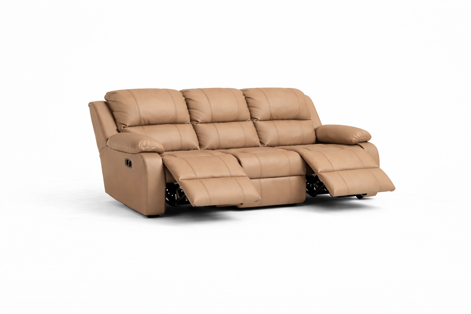 3 seater Recliner Sofa: Embossed Bufallo Fabric