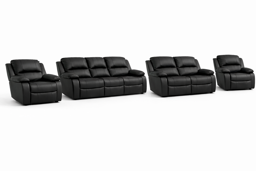3-2-1-1 Sofa Set – Embossed Buffalo Fabric (Static)