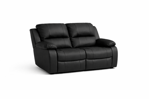 2 Seater Static Sofa - Non Reclining: Embossed Bufallo Fabric