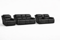 3-2-1 Sofa Set with Console – Embossed Buffalo Fabric (Static)