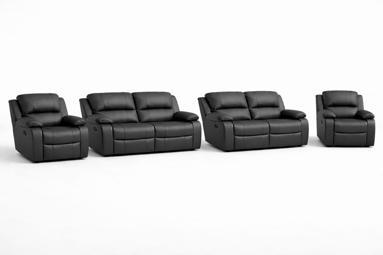 2-2-1-1 Sofa Set – Genuine Leather (Premium Static)