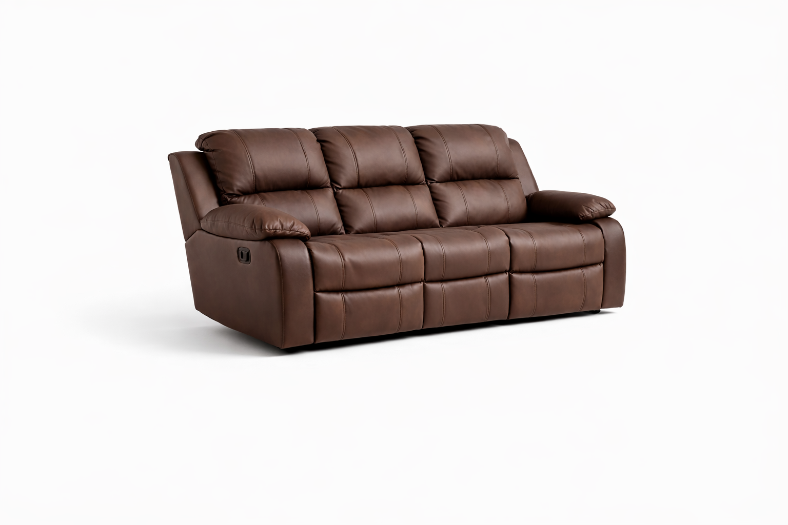 3 Seater Sofa non Recliner: Embossed Bufallo Fabric