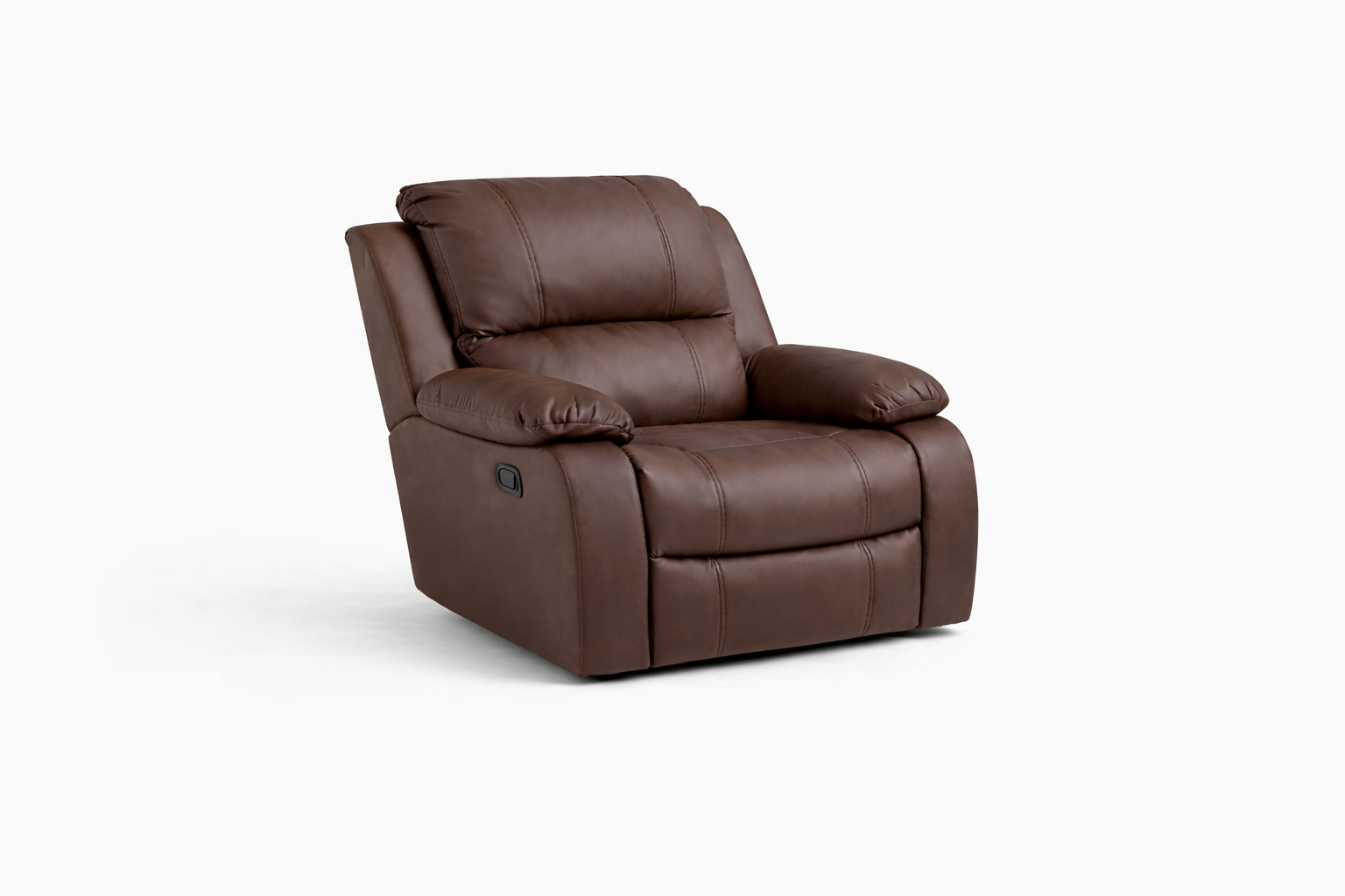 Genuine Leather One-Seater Sofa – Premium Static Chair