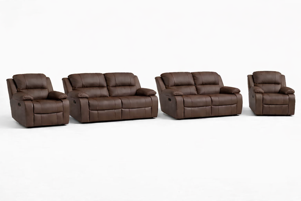 2-2-1-1 Sofa Set – Genuine Leather (Premium Static)