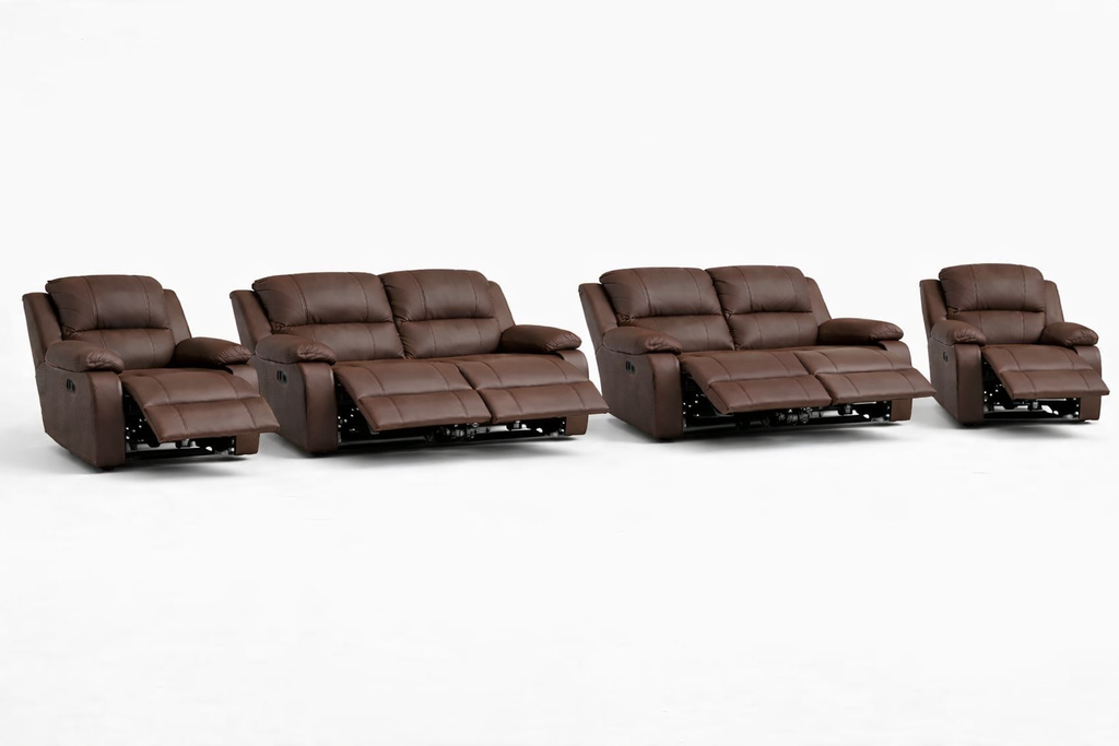 2-2-1-1 All Reclining Sofa Set – Genuine Leather