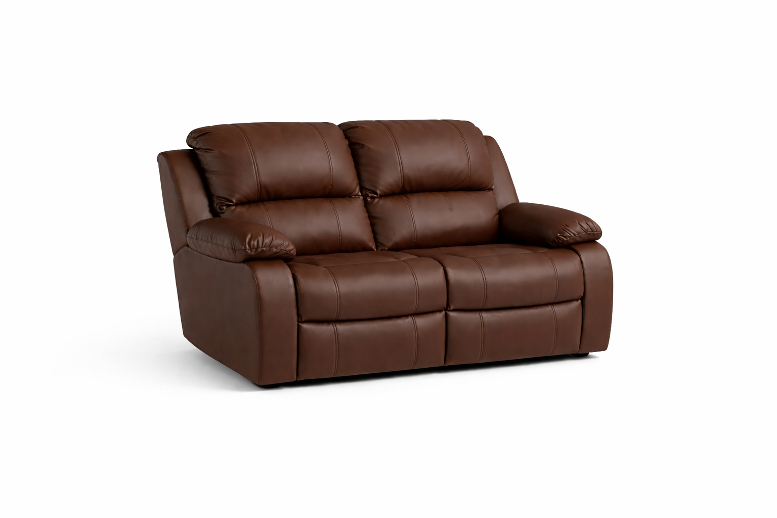 Genuine Leather Two-Seater Sofa – Premium Static