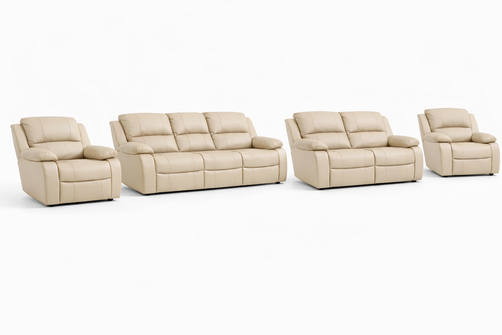 3-2-1-1 Sofa Set – Embossed Buffalo Fabric (Static)