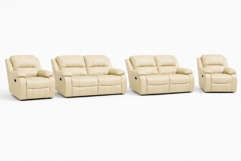 2-2-1-1 Sofa Set – Embossed Buffalo Fabric (Static)