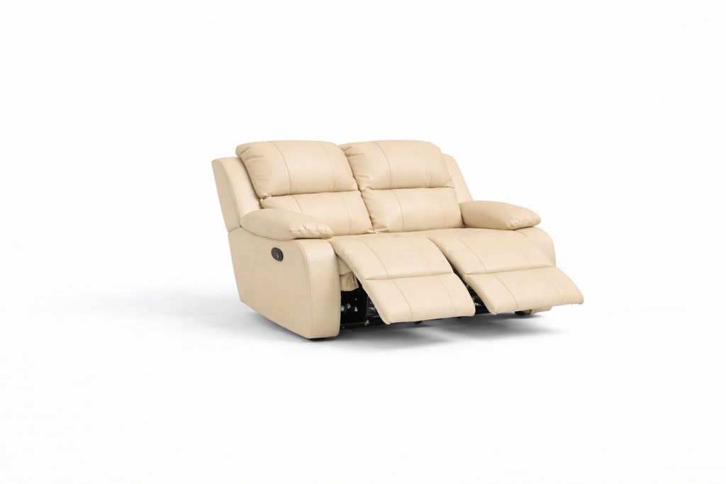 2 Seater Recliner Embossed Bufallo Fabric