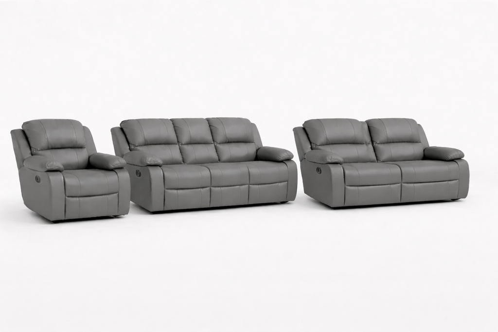 3-2-1 Sofa Set – Genuine Leather (Premium Static)