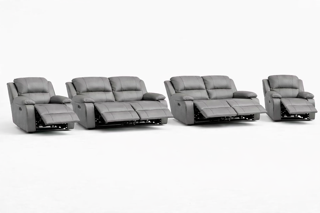 2-2-1-1 All Reclining Sofa Set – Genuine Leather