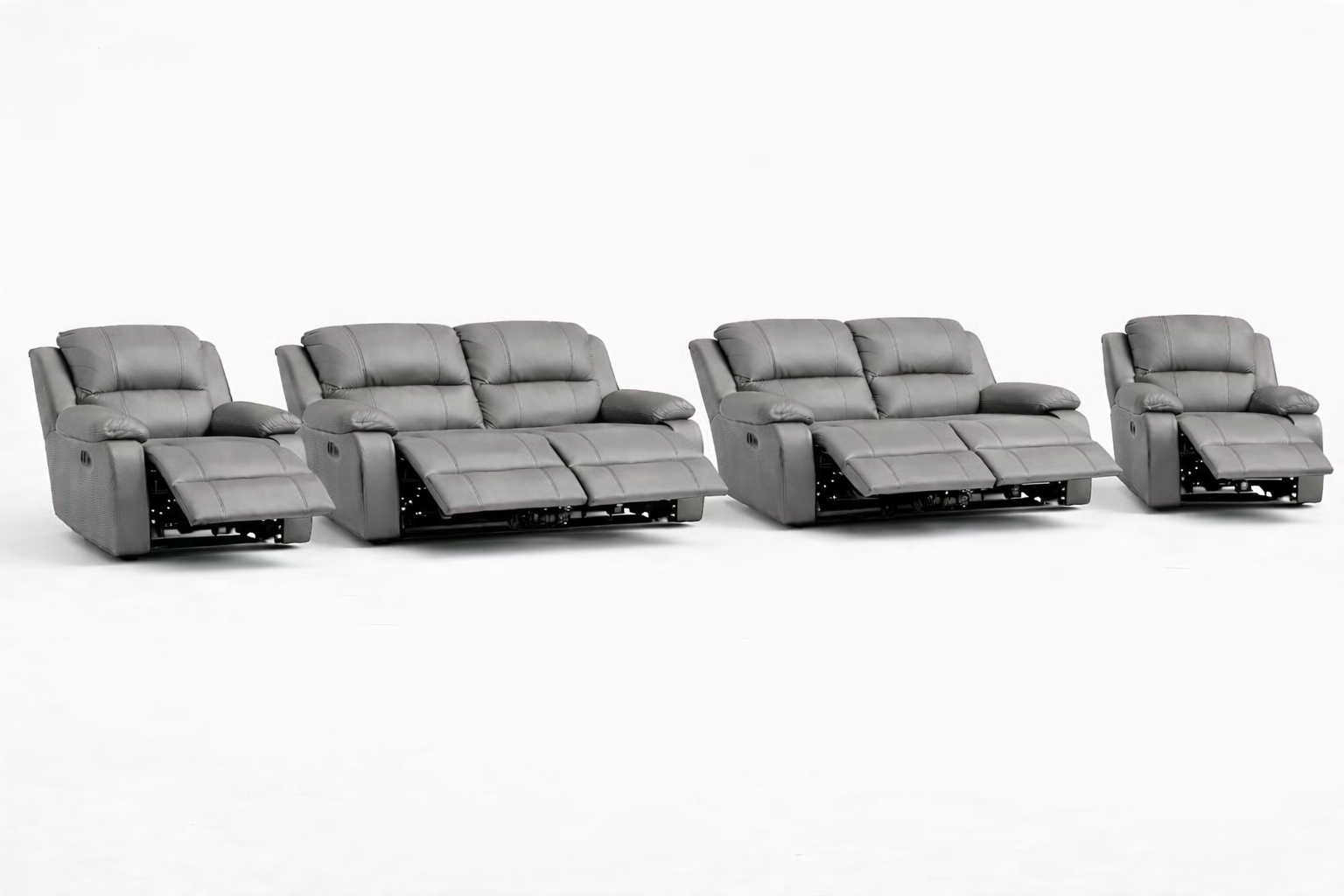 2-2-1-1 All Reclining Sofa Set – Genuine Leather
