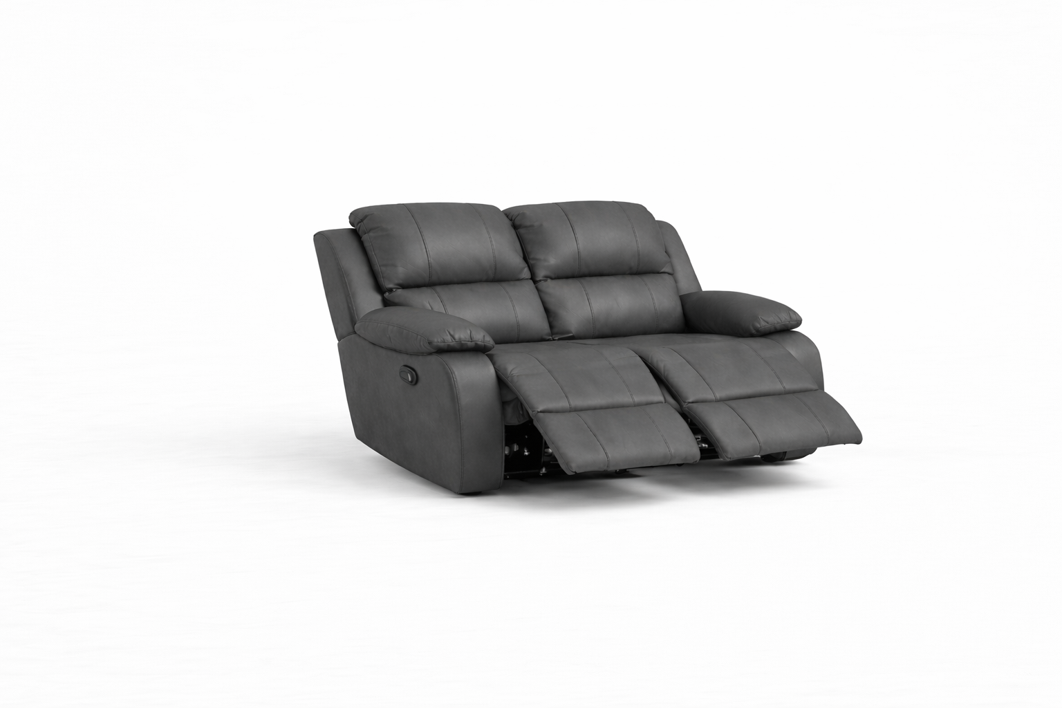 Genuine Leather Two-Seater Recliner – Premium Sofa