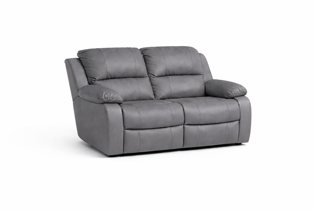 Genuine Leather Two-Seater Sofa – Premium Static