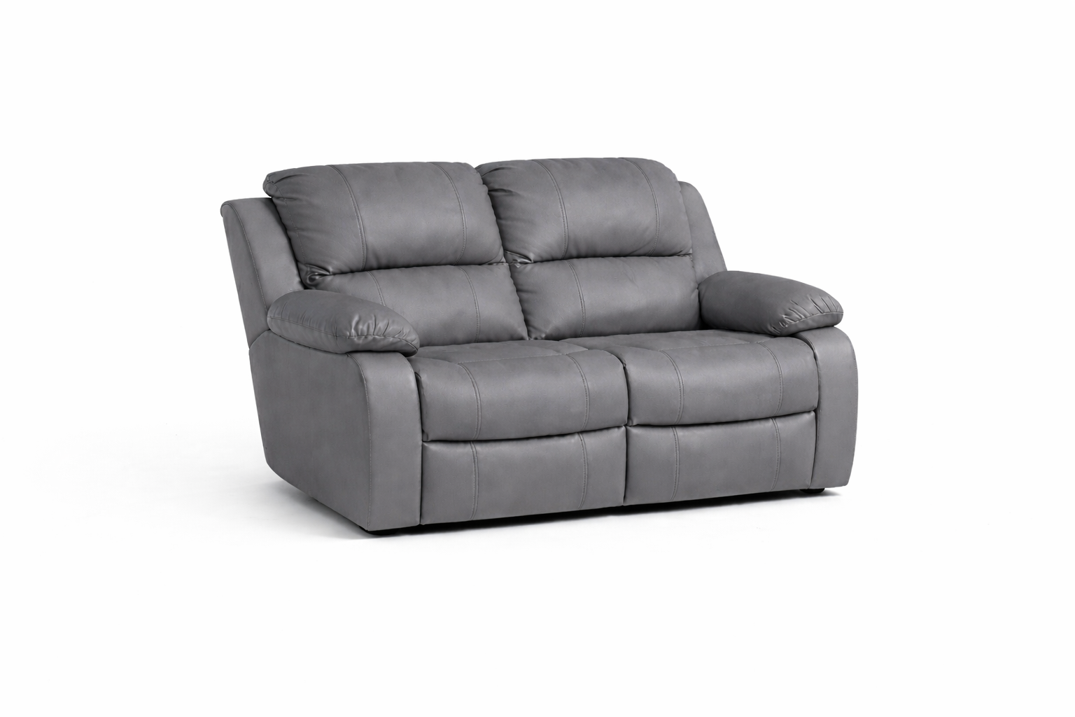 Genuine Leather Two-Seater Sofa – Premium Static