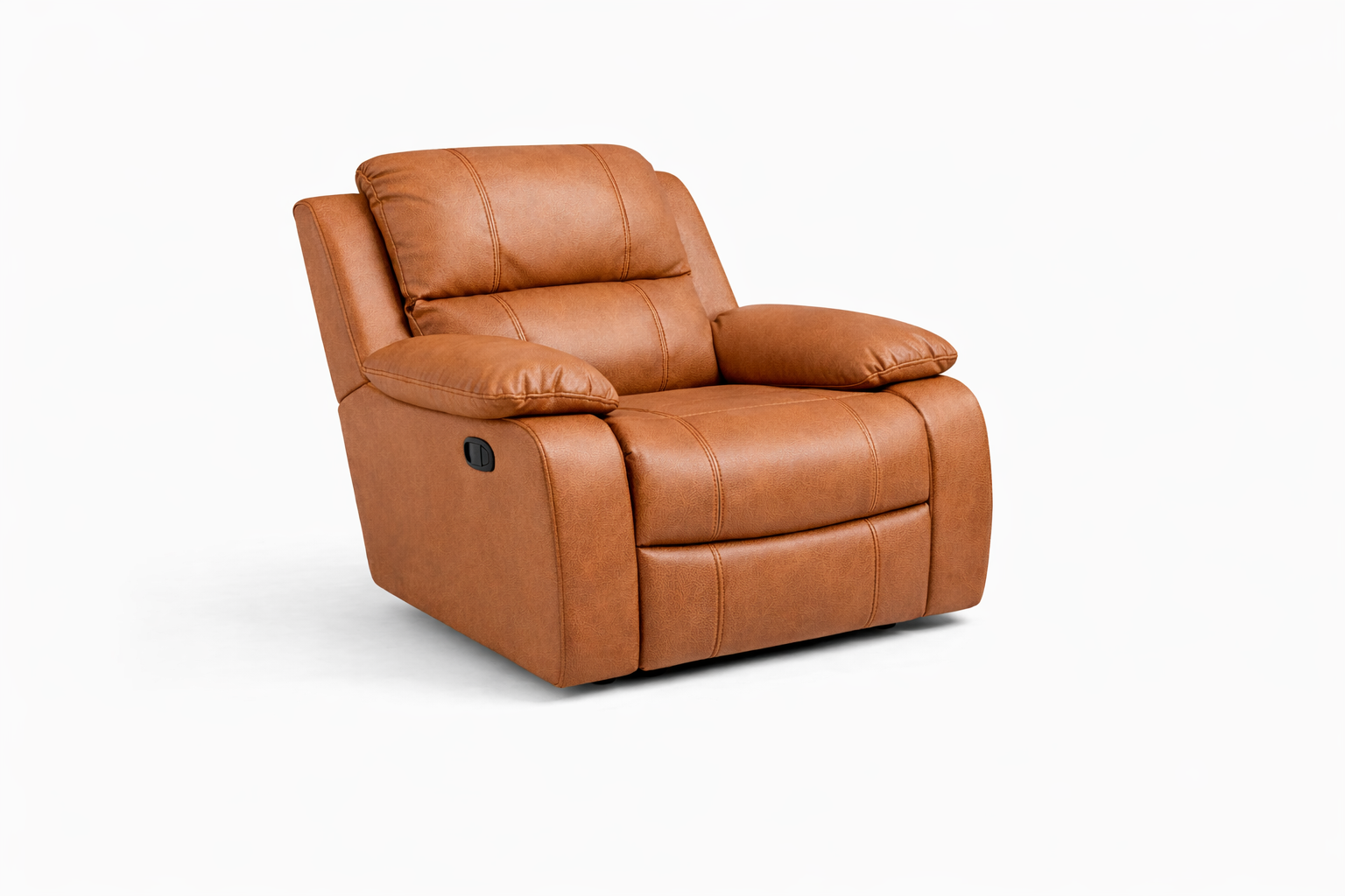 Genuine Leather One-Seater Sofa – Premium Static Chair