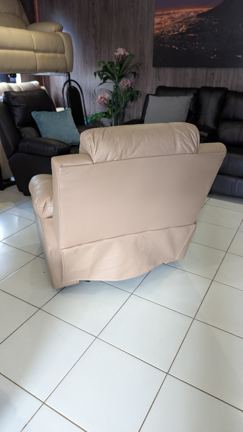 Beige Recliner Chair