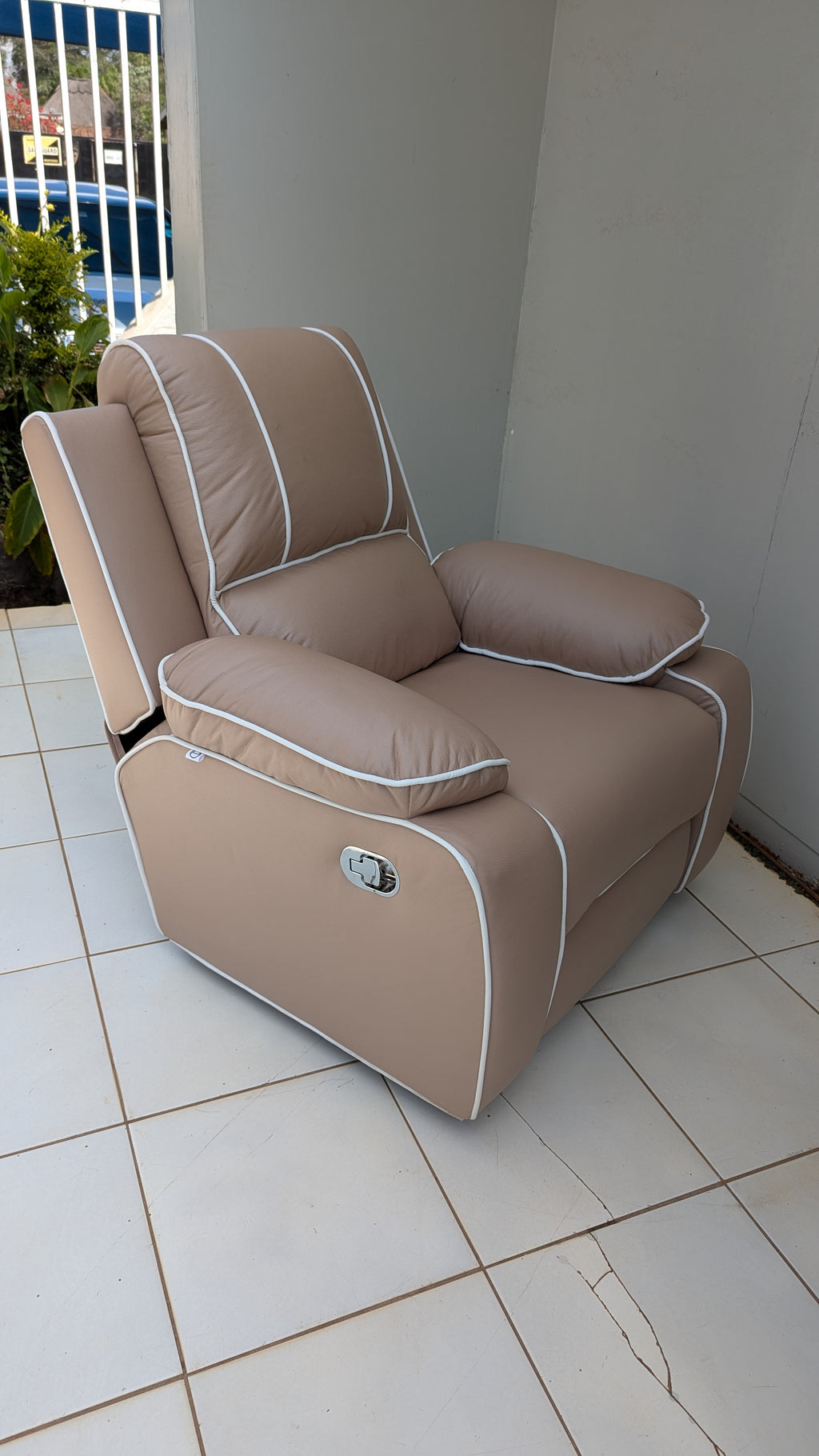 Beige Recliner Chair
