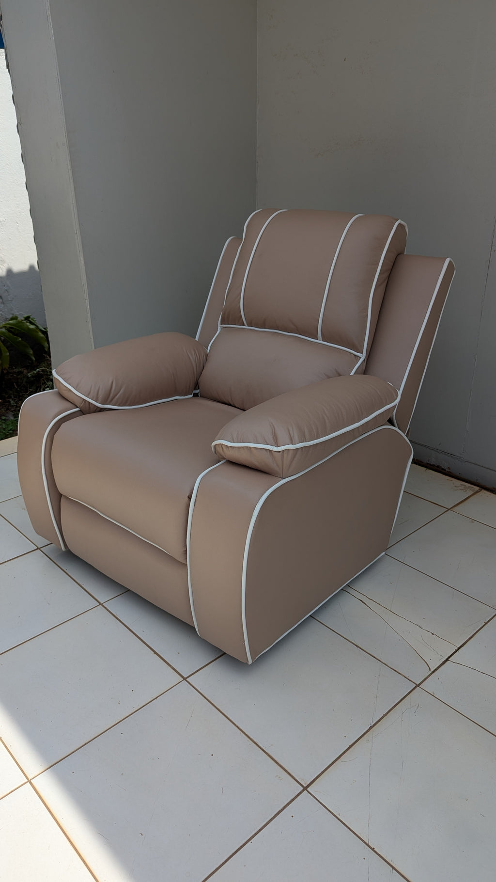 Beige Recliner Chair