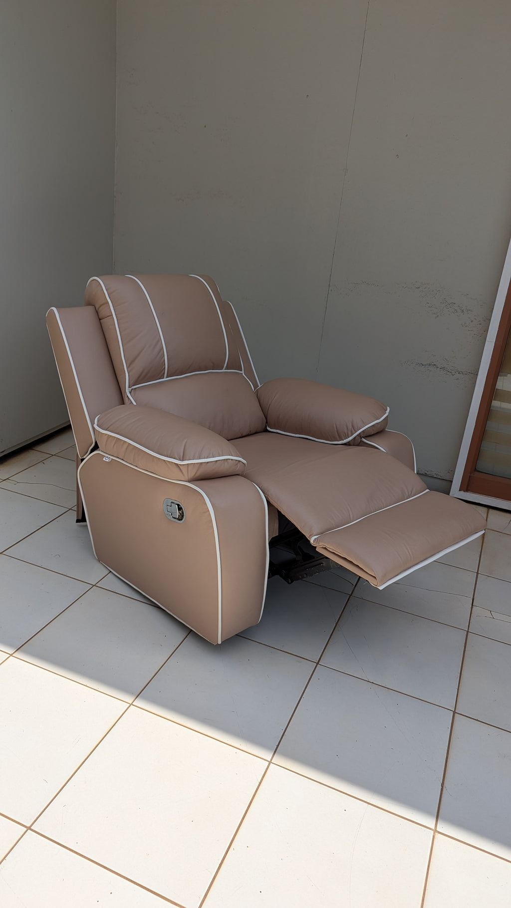 Beige Recliner Chair