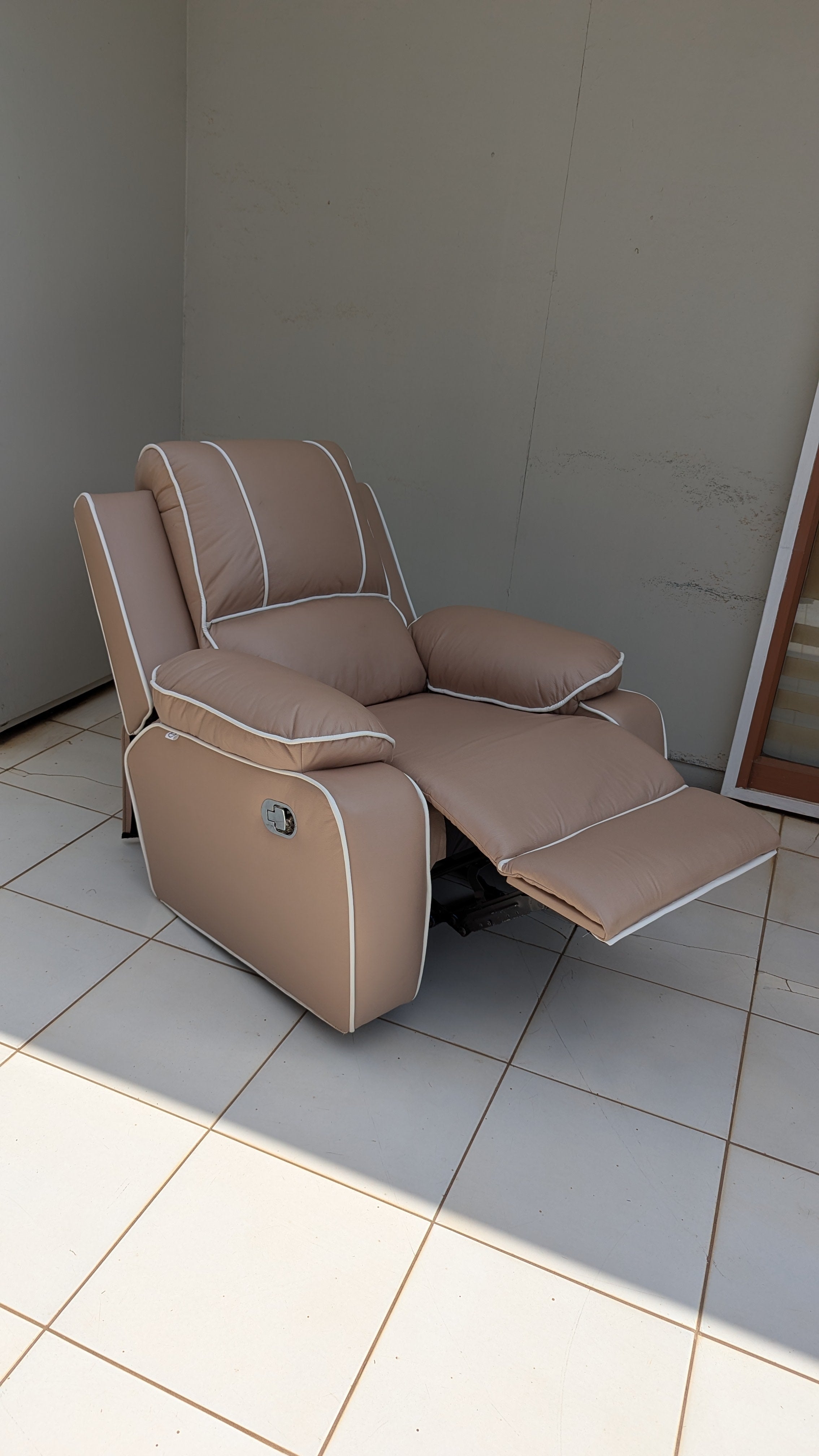 Beige Recliner Chair