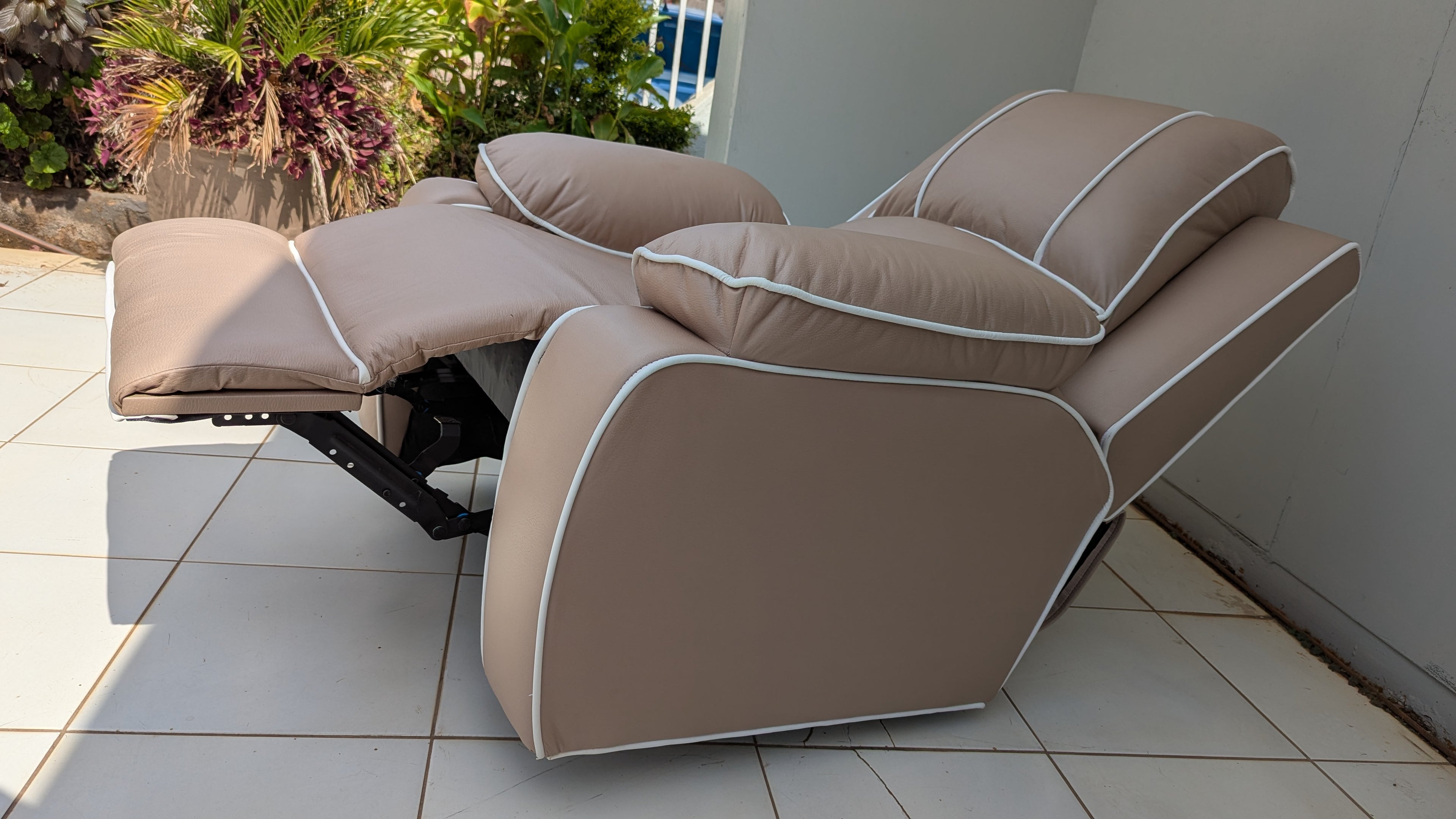Beige Recliner Chair