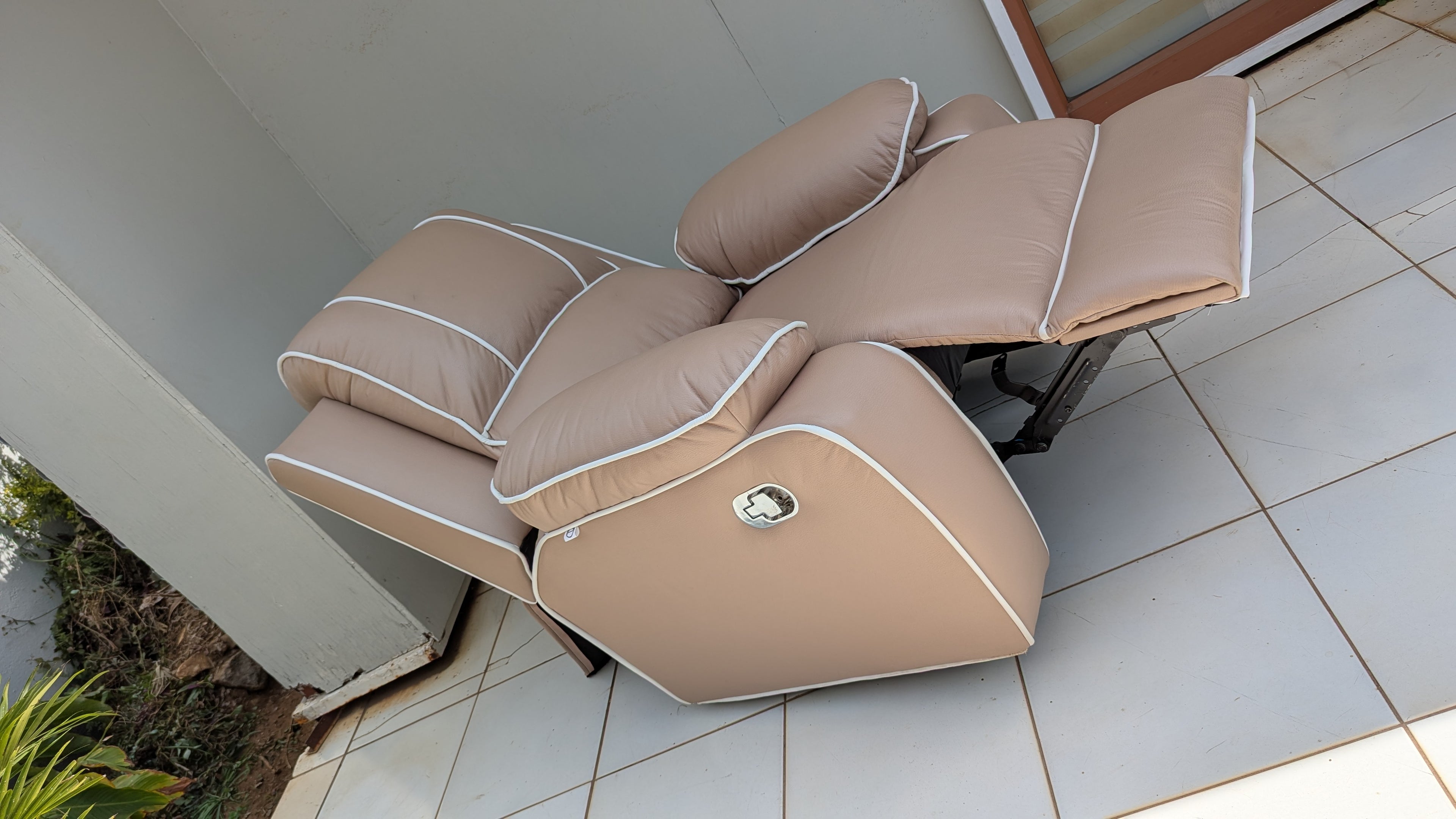 Beige Recliner Chair