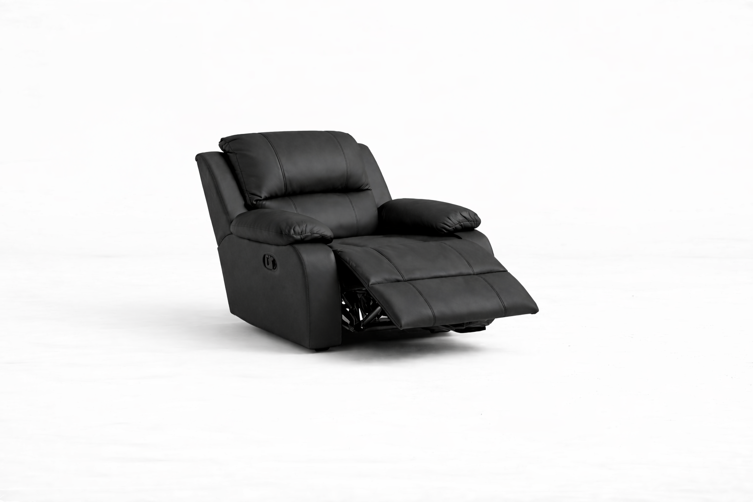 One Seater Recliner Chair - Embossed Bufallo Fabric