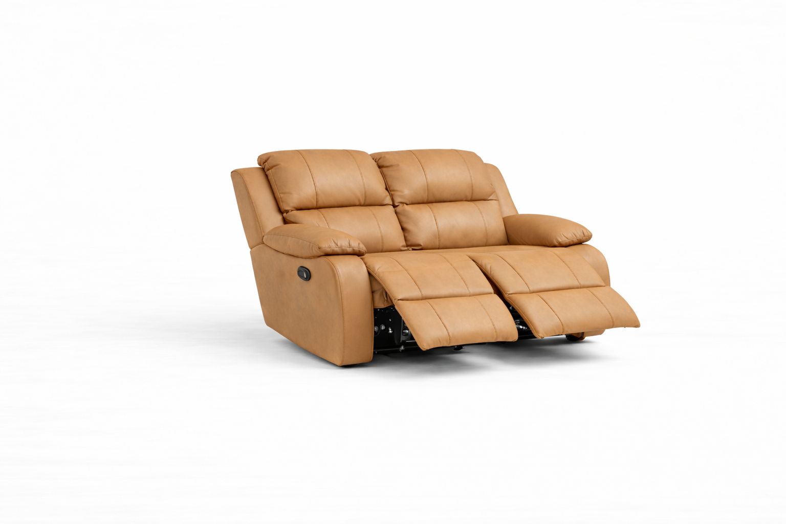 Genuine Leather Two-Seater Recliner – Premium Sofa