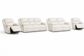 3-2-1-1 Sofa Set with 2 Recliner Chairs – Genuine Leather