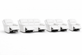 3-2-1-1 All Seats Reclining with Console – Genuine Leather