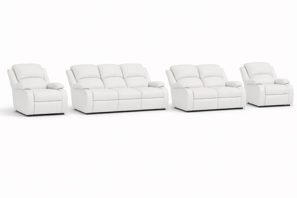 3-2-1-1 Sofa Set – Genuine Leather (Premium Static)
