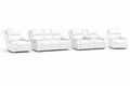 3-2-1-1 Sofa Set with Console – Genuine Leather (Premium Static)