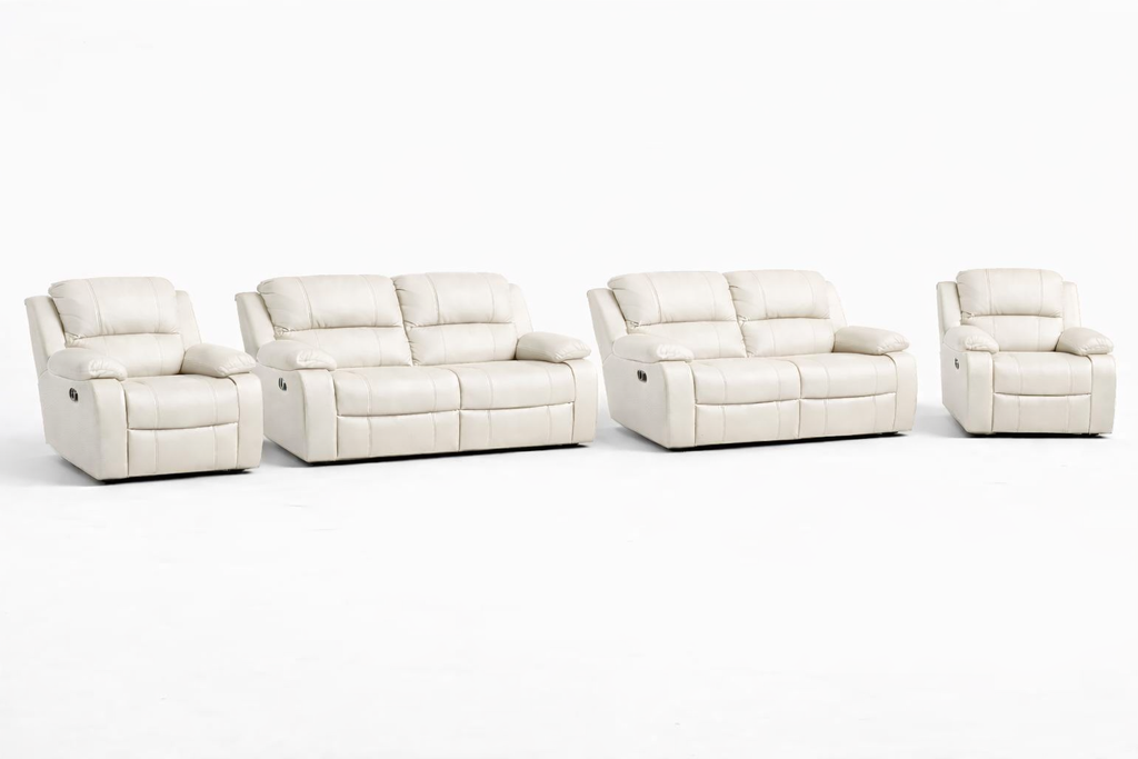 2-2-1-1 Sofa Set – Genuine Leather (Premium Static)