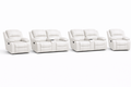 2-2-1-1 Sofa Set with Dual Consoles – Genuine Leather (Premium Static)