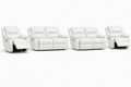 2-2-1-1 Sofa Set with 2 Recliner Chairs – Genuine Leather