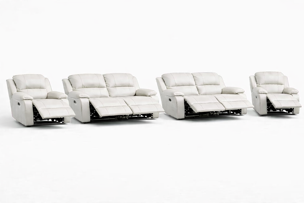 2-2-1-1 All Reclining Sofa Set – Genuine Leather