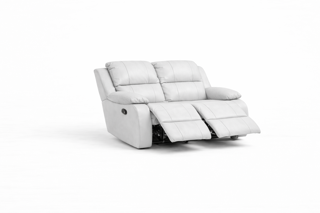Genuine Leather Two-Seater Recliner – Premium Sofa