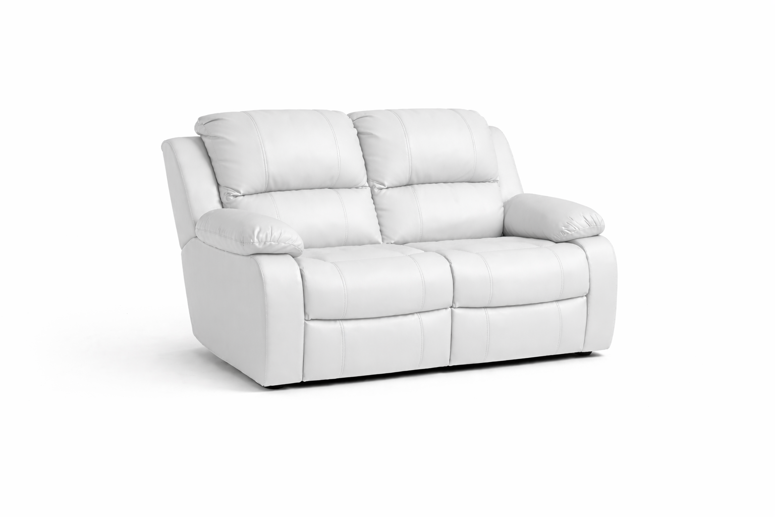 Genuine Leather Two-Seater Sofa – Premium Static