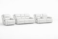 3-2-1 Sofa Set with Console – Genuine Leather (Premium Static)
